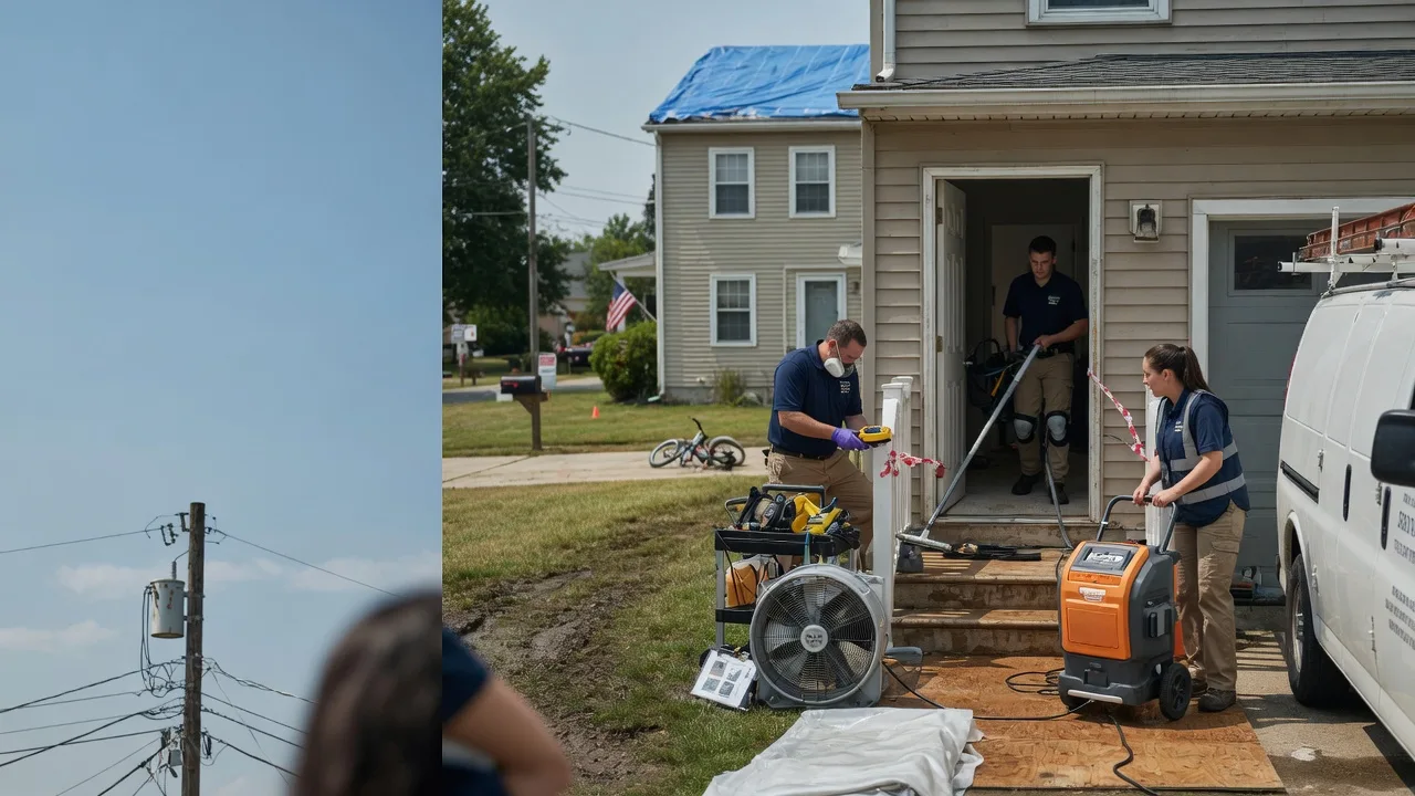 Water Damage Repair in Pleasant Prairie, WI near me